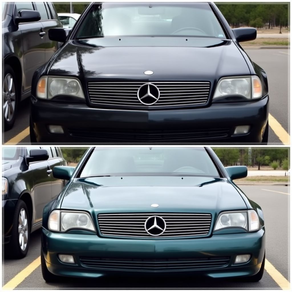 Renovace světlometů Mercedes